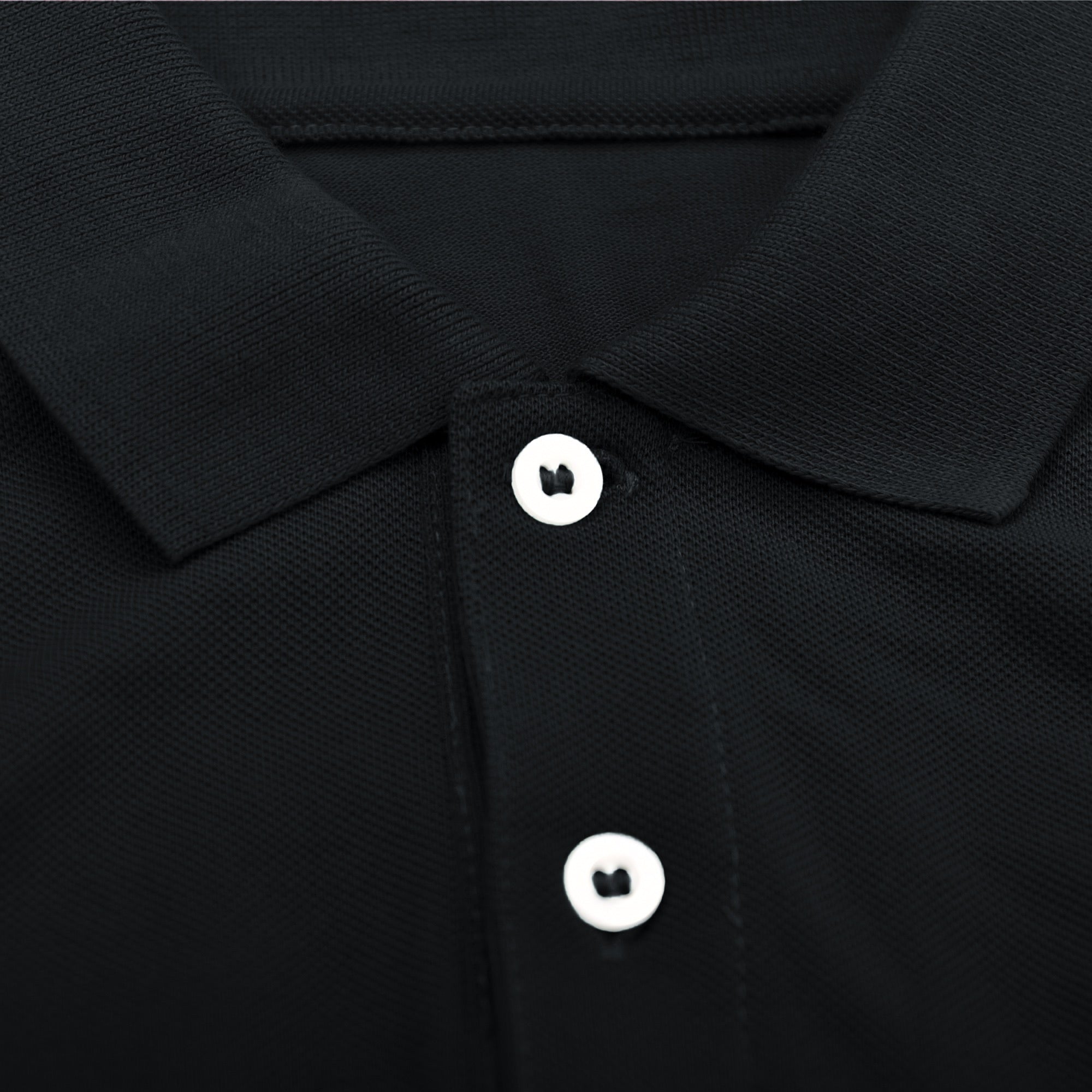 Short Polo Dress - Black