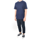 Relaxed Cotton Tshirt - Navy Blue