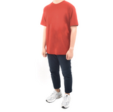 Relaxed Cotton Tshirt - Red Maroon