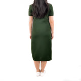 Long Polo Dress - Moss Green