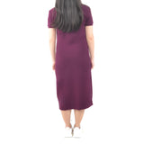 Long Polo Dress - Magenta