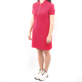 Short Polo Dress - Fuchsia Pink