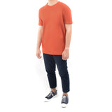 Regular Fit Tshirt - Rust Copper Orange