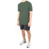 Regular Fit Tshirt - Moss Green