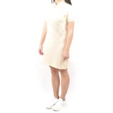 Short Polo Dress - Cream Yellow