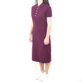 Long Polo Dress - Magenta