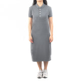 Long Polo Dress - Acid Gray