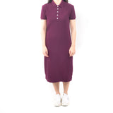 Long Polo Dress - Magenta