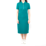 Long Polo Dress - Jade Green