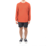 Long Sleeve Tshirt - Rust Copper Orange