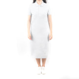 Long Polo Dress - White