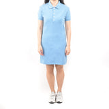 Short Polo Dress - Light Sky Blue