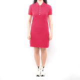 Short Polo Dress - Fuchsia Pink