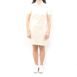 Short Polo Dress - Cream Yellow