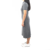 Long Polo Dress - Acid Gray