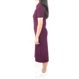 Long Polo Dress - Magenta