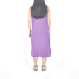 Sleeveless Long Polo Dress - Lavender