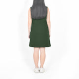 Sleeveless Short Polo Dress - Moss Green