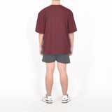 Boxy Tshirt - Dark Maroon