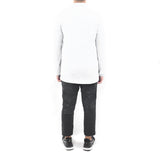 Long Sleeve Polo Shirt - White