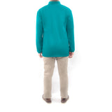 Long Sleeve Polo - Jade Green