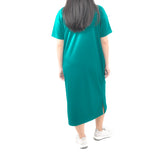 Long Tshirt Dress - Jade Green