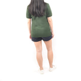 Unisex Short Sleeve Polo Shirt - Moss Green