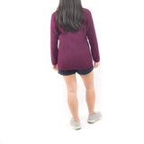 Long Sleeve Polo - Magenta