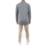 Long Sleeve Polo - Acid Gray