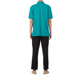 Unisex Short Sleeve Polo Shirt - Jade Green