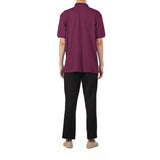 Unisex Short Sleeve Polo Shirt - Magenta