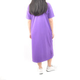 Long Tshirt Dress - Lavender