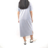 Long Tshirt Dress - Mohair Gray