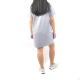 Short Tshirt Dress - Mohair Gray