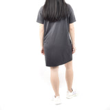 Short Tshirt Dress - Steel Gray