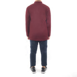 Long Sleeve Polo - Dark Maroon