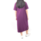 Long Tshirt Dress - Magenta