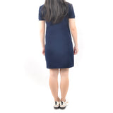 Short Polo Dress - Navy Blue