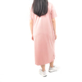 Long Tshirt Dress - Muted Pink