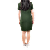 Short Polo Dress - Moss Green