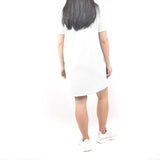 Short Tshirt Dress - White