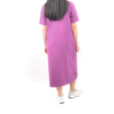 Long Tshirt Dress - Dahlia Mauve