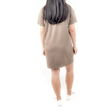 Short Tshirt Dress - Loaded Brown