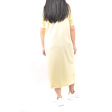 Long Tshirt Dress - Cream