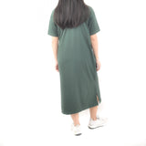 Long Tshirt Dress - Ash Green