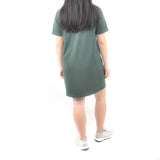 Short Tshirt Dress - Ash Green