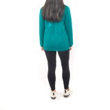 Long Sleeve Polo - Jade Green