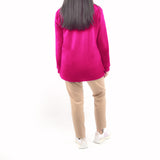 Long Sleeve Tshirt - Neon Fuchsia Pink