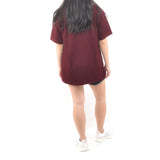 Relaxed Tshirt - Dark Maroon