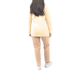 Long Sleeve Polo Shirt - Cream Yellow